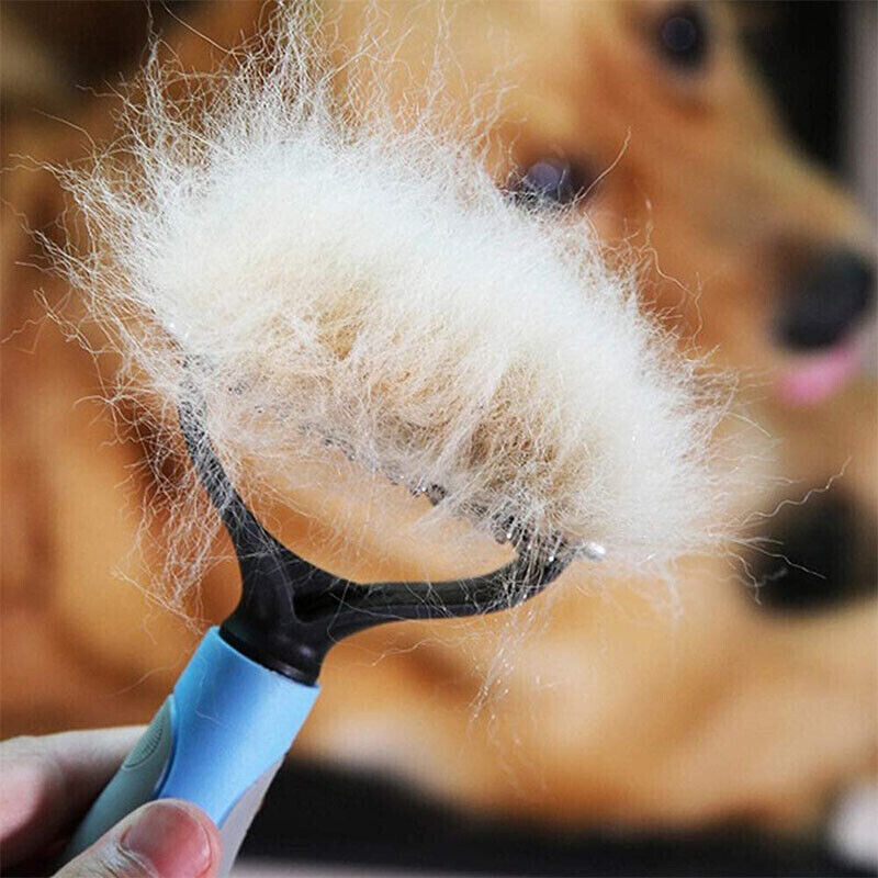 Premium Dual-Sided Pet Grooming Brush - Deshedding & Dematting Tool | Reduces Shedding, Removes Mats for Dogs Cats