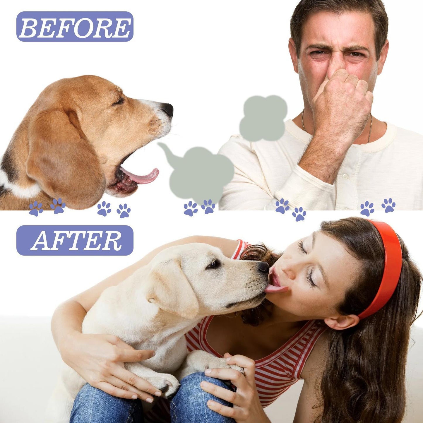 Yegebang Pet Oral Cleaning Spray - Teeth Cleaning & Deodorizing for Cats & Dogs - Fresh Breath Formula