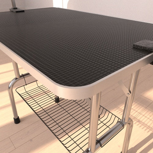 Large Pet Grooming Table for Dogs Cats 42 Inches Adjustable Arms Clips Heavy Duty Animal Grooming Table with Safety Features