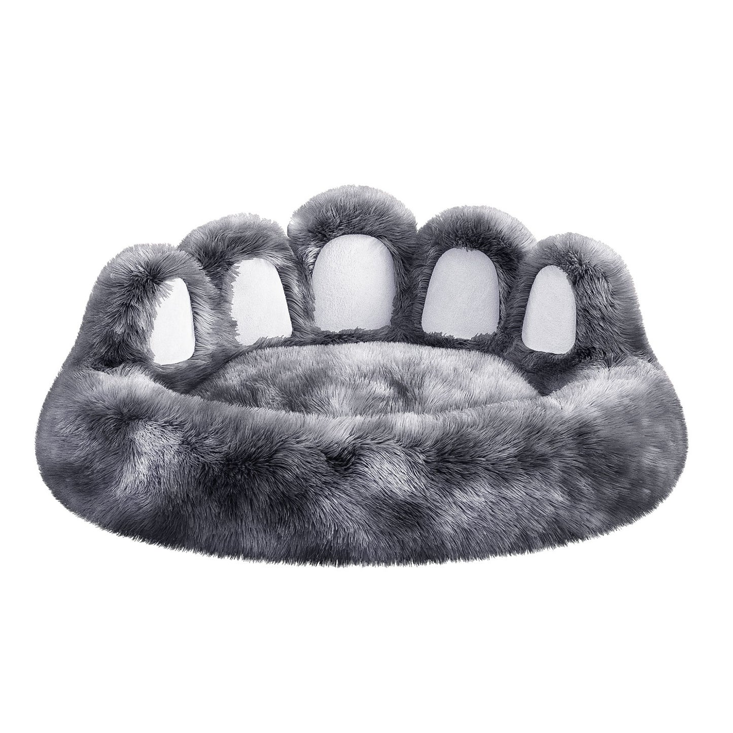 Bear Paw Dog Bed Plush Ultra-Soft Pet Bed for Small Medium Dogs Cats Indoor Non-Slip Cushioned Pet Furniture
