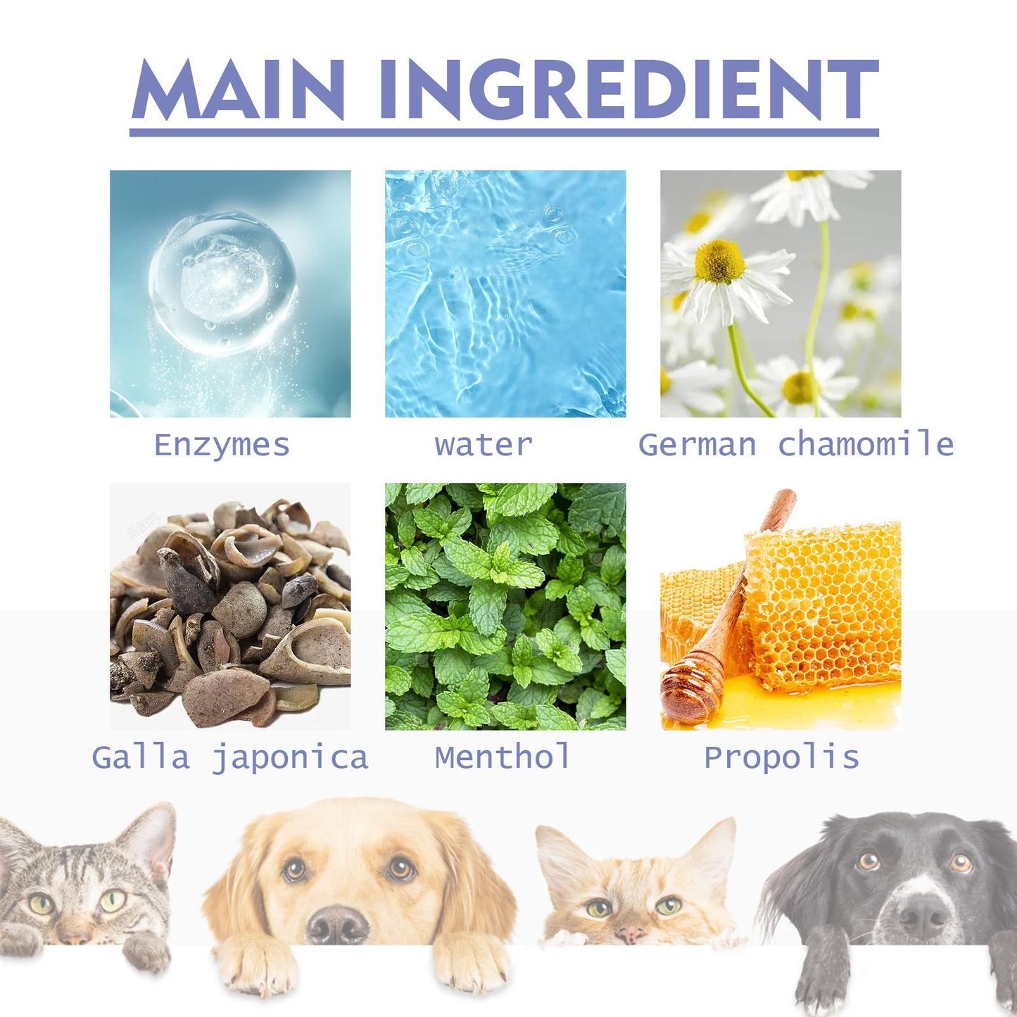 Yegebang Pet Oral Cleaning Spray - Teeth Cleaning & Deodorizing for Cats & Dogs - Fresh Breath Formula