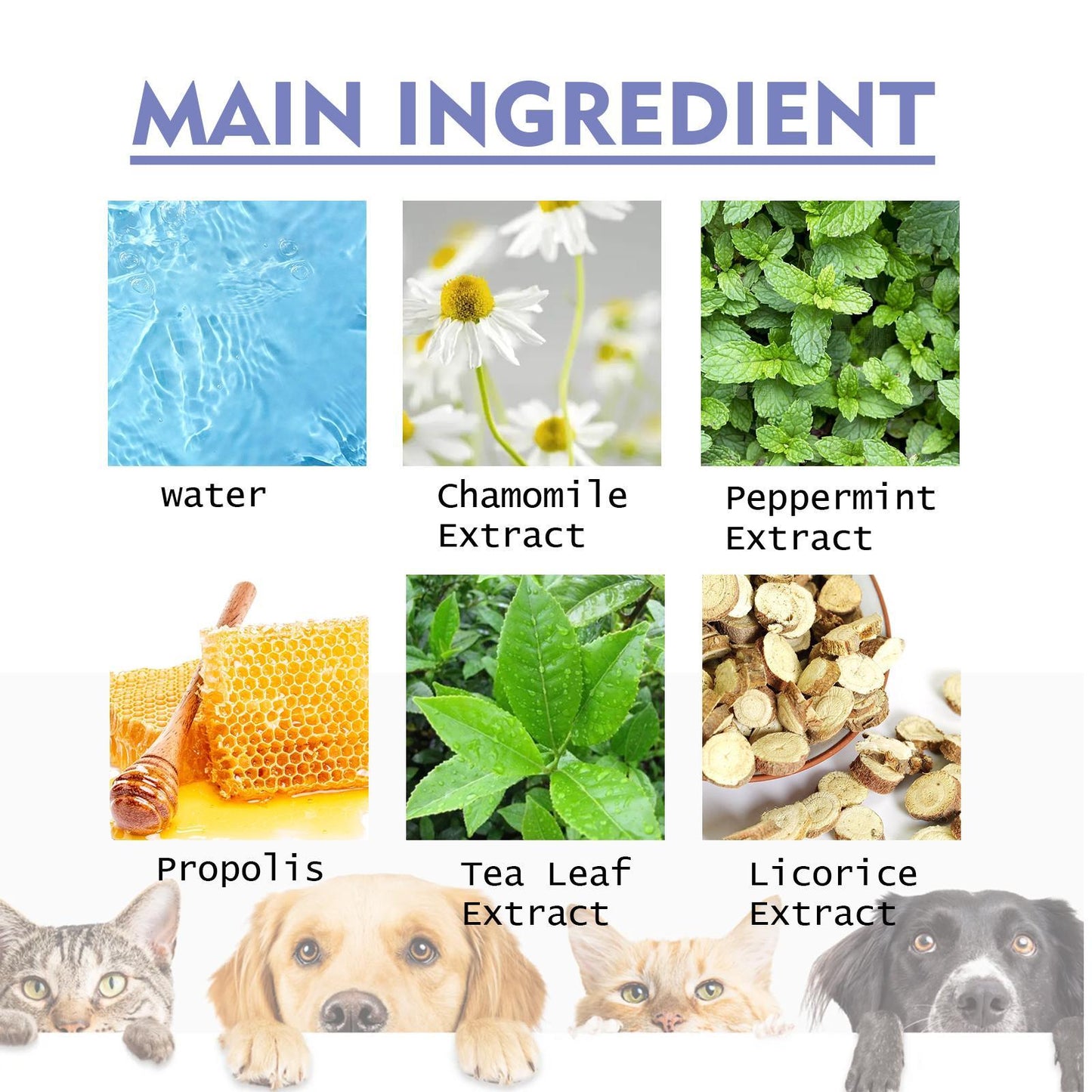 Yegebang Pet Teeth Cleaning Spray for Cats & Dogs - Oral Deodorizer for Fresh Breath