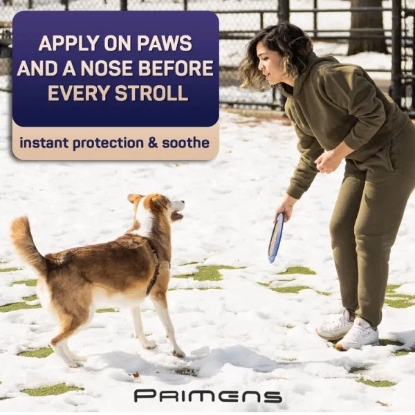 Premium Natural Dog Paw Balm Organic Vet Recommended Lick Proof Soothes Dry Cracked Paws Apply Before Walks Hot Cold Weather Weekly Off Season Pet Paw Care