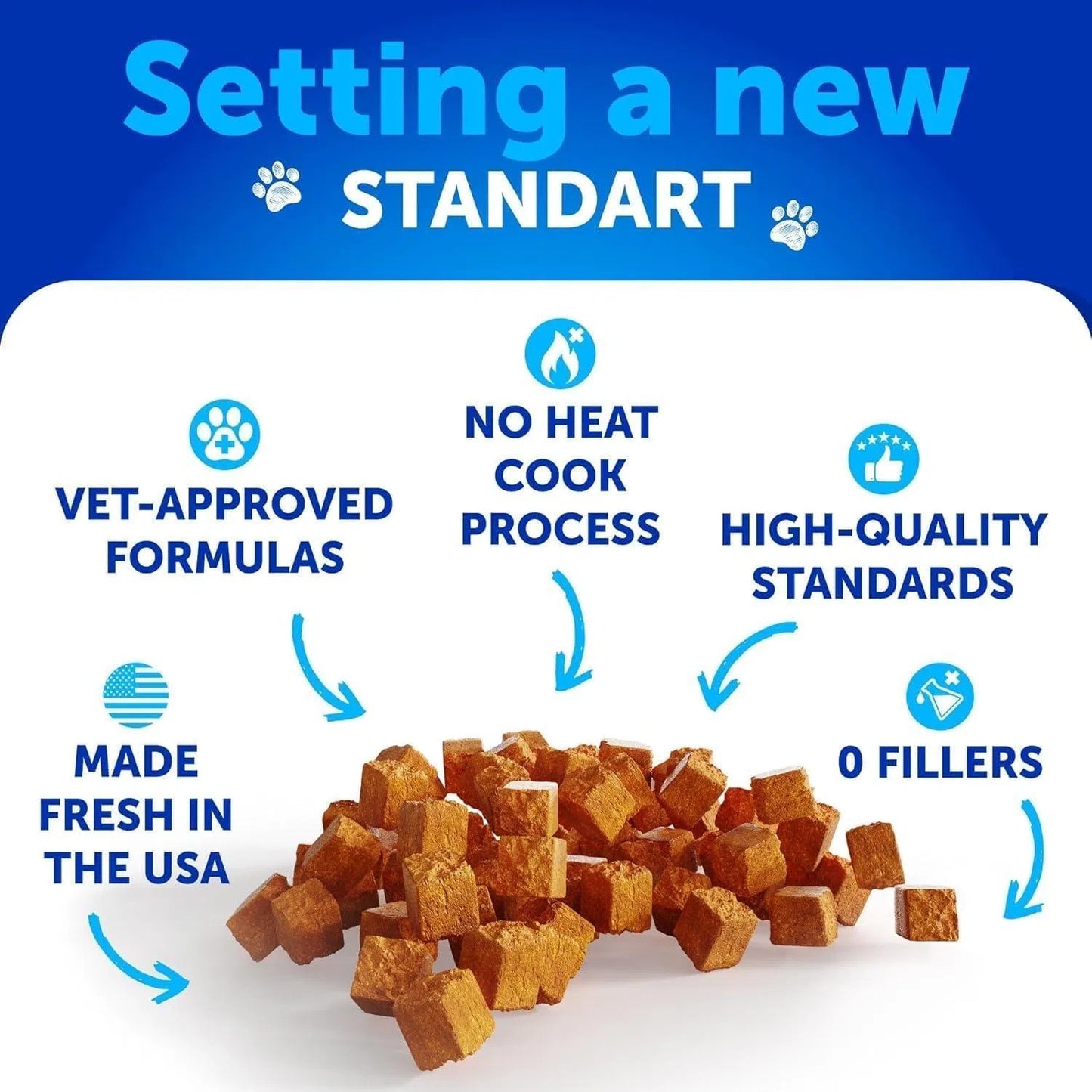 Natural Flea & Tick Prevention Soft Chews for Cats & Kittens 135 Count - Daily Oral Treats with Vitamins Skin & Coat, Dental Health & Digestive Support