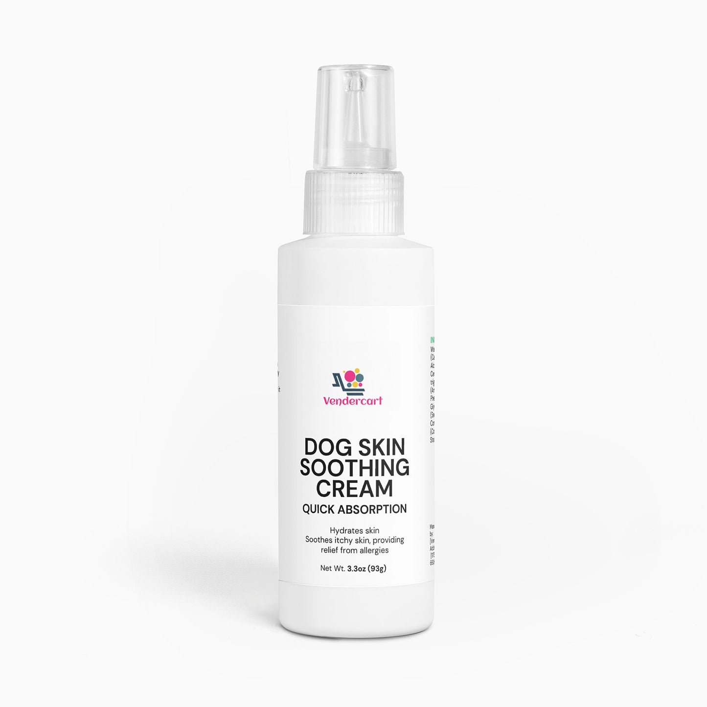 Premium Pet Skin Soothing Cream - Relieves Itch Irritation | Hypoallergenic Formula for Dogs Cats | Moisturizes Dry Skin, Hot Spots
