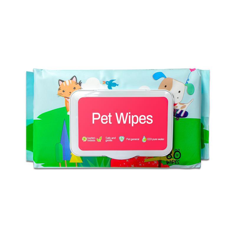 Premium Dog Cat Wet Wipes Fragrance Free Plant Based Hypoallergenic Gentle Cleansing for Paws Ears Fur Eyes Butt No Bath Needed Pet Wipes