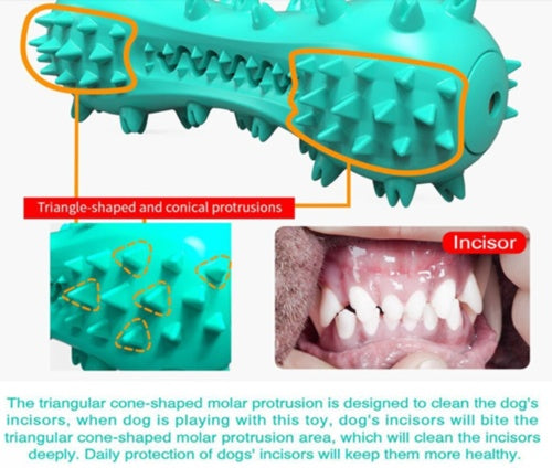 Rubber Molar Stick Pet Dog Cleaning Chew Toys for Aggressive Dogs Oral Teeth Care Durable Chew Toy for Aggressive Chewers