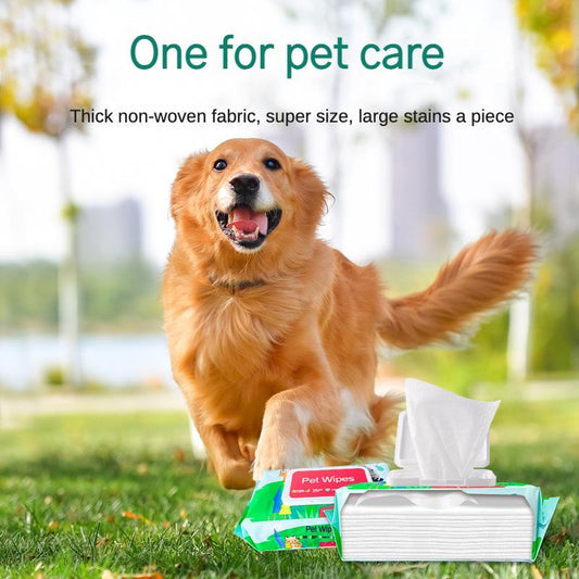 Premium Dog Cat Wet Wipes Fragrance Free Plant Based Hypoallergenic Gentle Cleansing for Paws Ears Fur Eyes Butt No Bath Needed Pet Wipes