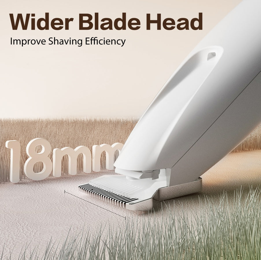 2025 New Pet Paw Trimmer Rechargeable Quiet Hair Trimmer Professional Grooming Kit Cordless Waterproof Clippers with LED for Precision Trimming Ideal Home Pet Grooming Tool for Cats Dogs