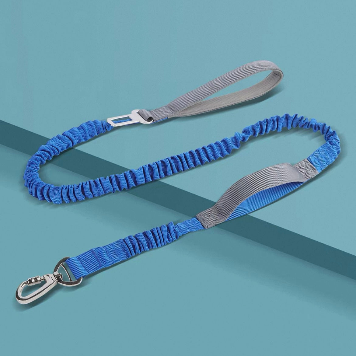 Premium YT Pet Explosion-Proof Impact Dog Leash - Heavy Duty | Padded Double Handle, Car Seat Belt Compatible | 4-6ft Long for Large Dogs