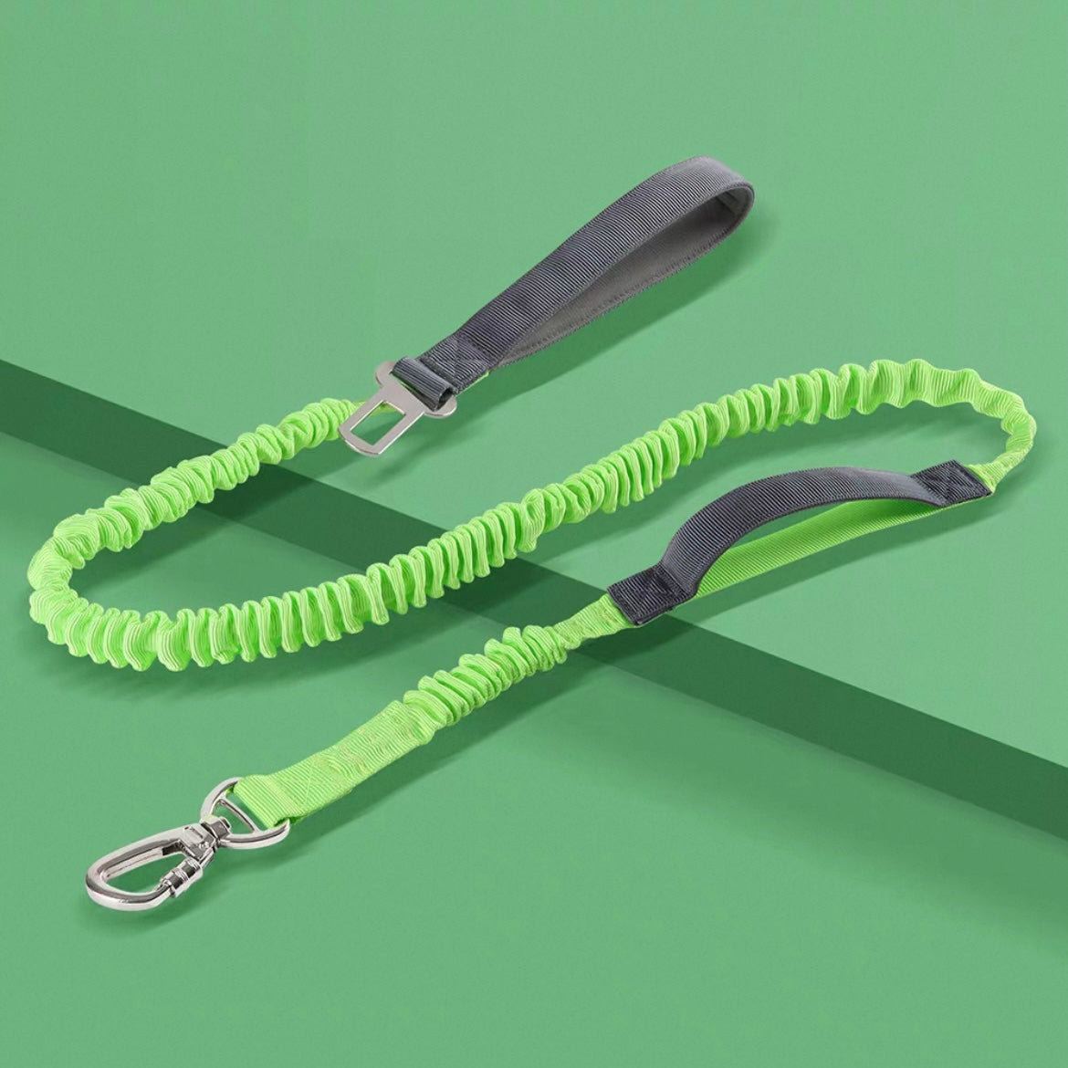 Premium YT Pet Explosion-Proof Impact Dog Leash - Heavy Duty | Padded Double Handle, Car Seat Belt Compatible | 4-6ft Long for Large Dogs