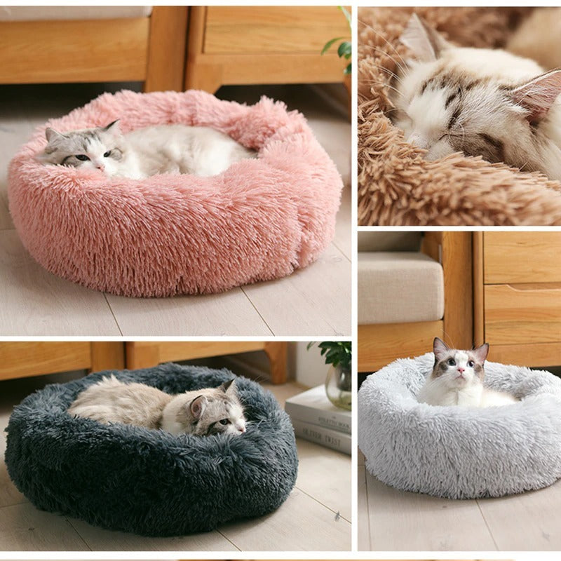 Super Soft Washable Long Plush Pet Bed Deep Sleep Kennel Velvet Mats for Basket Sofa