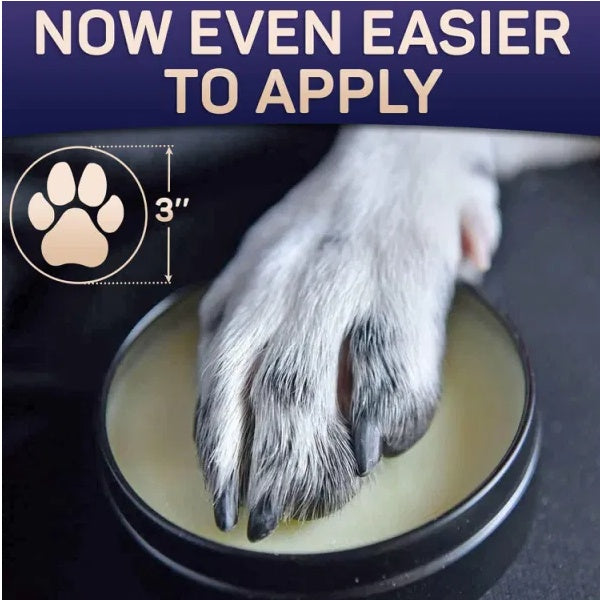 Premium Natural Dog Paw Balm Organic Vet Recommended Lick Proof Soothes Dry Cracked Paws Apply Before Walks Hot Cold Weather Weekly Off Season Pet Paw Care