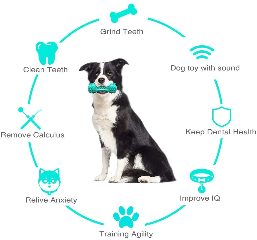 Rubber Molar Stick Pet Dog Cleaning Chew Toys for Aggressive Dogs Oral Teeth Care Durable Chew Toy for Aggressive Chewers