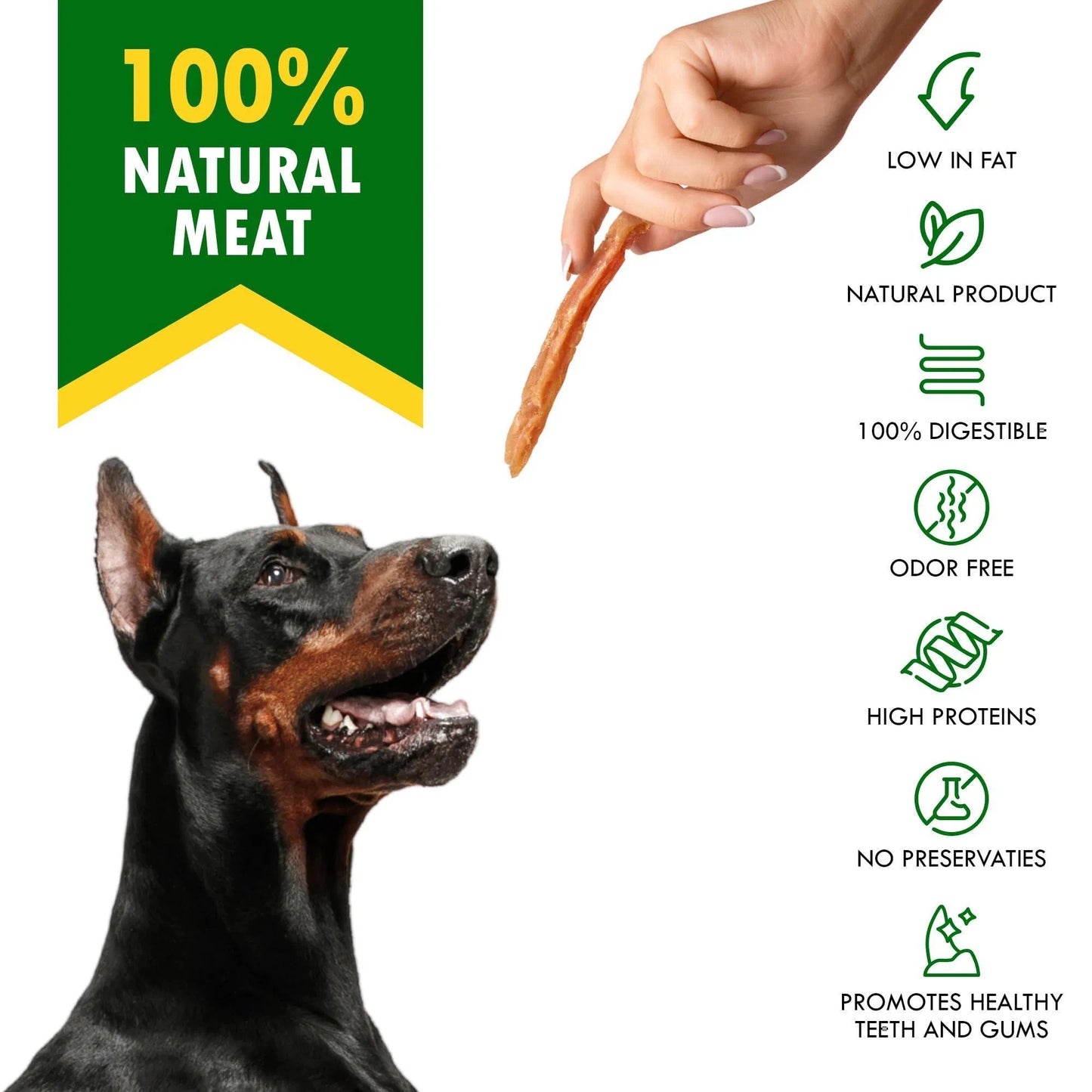 Chicken Strips Dog Treats Human Grade Meat Sticks Grain Free Chews