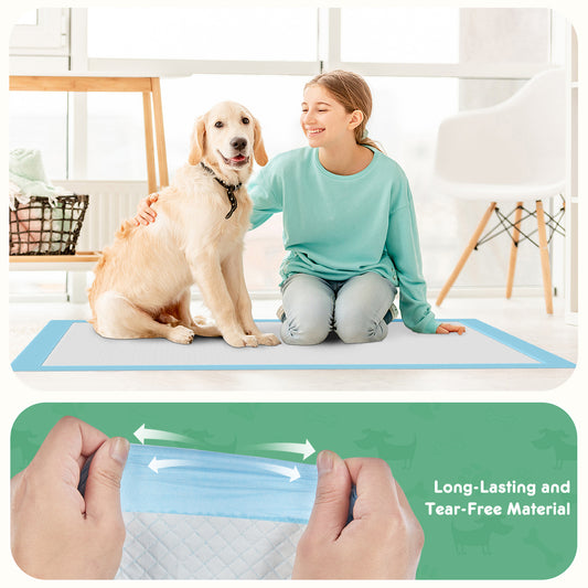 Premium Leak-Proof Disposable Puppy Pads - Quick-Drying & Super Absorbent | Dog Pee Pads for Training, Incontinence