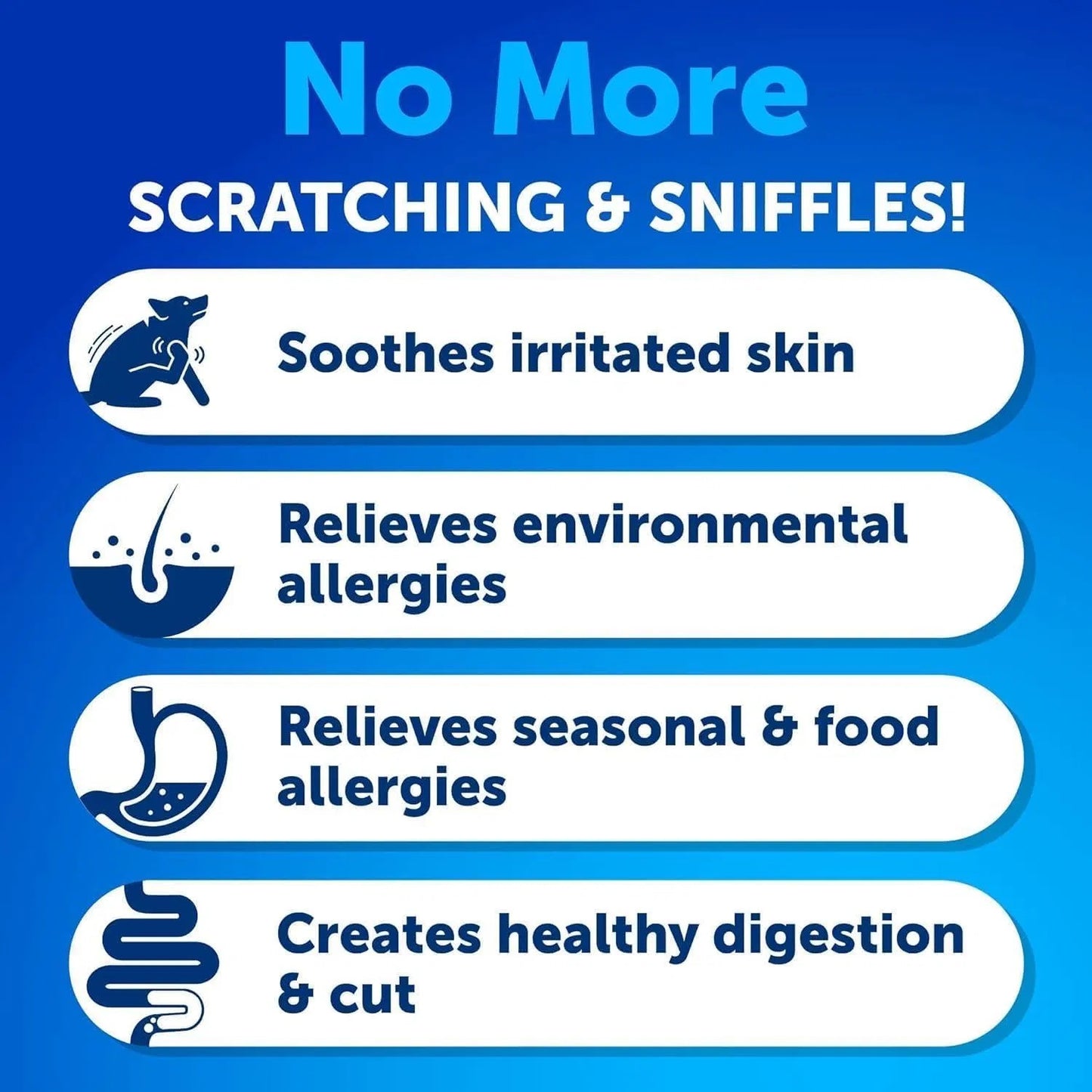 Vet-Formulated Dog Allergy Relief Chews with Omega-3 Fish Oil - Anti-Itch Skin & Coat Support Seasonal Allergies, Hot Spots & Immune Health 120 Soft Treats for Canine Itching Relief