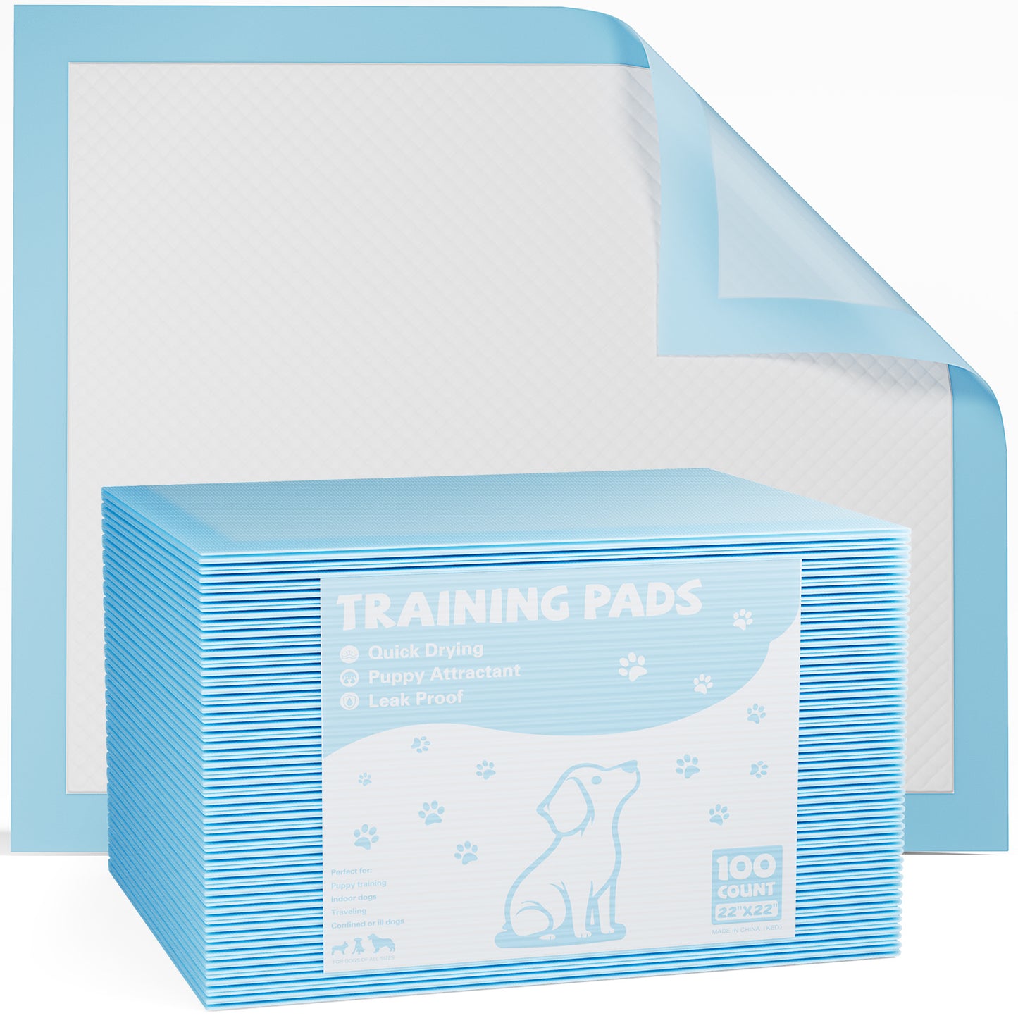 Premium Leak-Proof Disposable Puppy Pads - Quick-Drying & Super Absorbent | Dog Pee Pads for Training, Incontinence