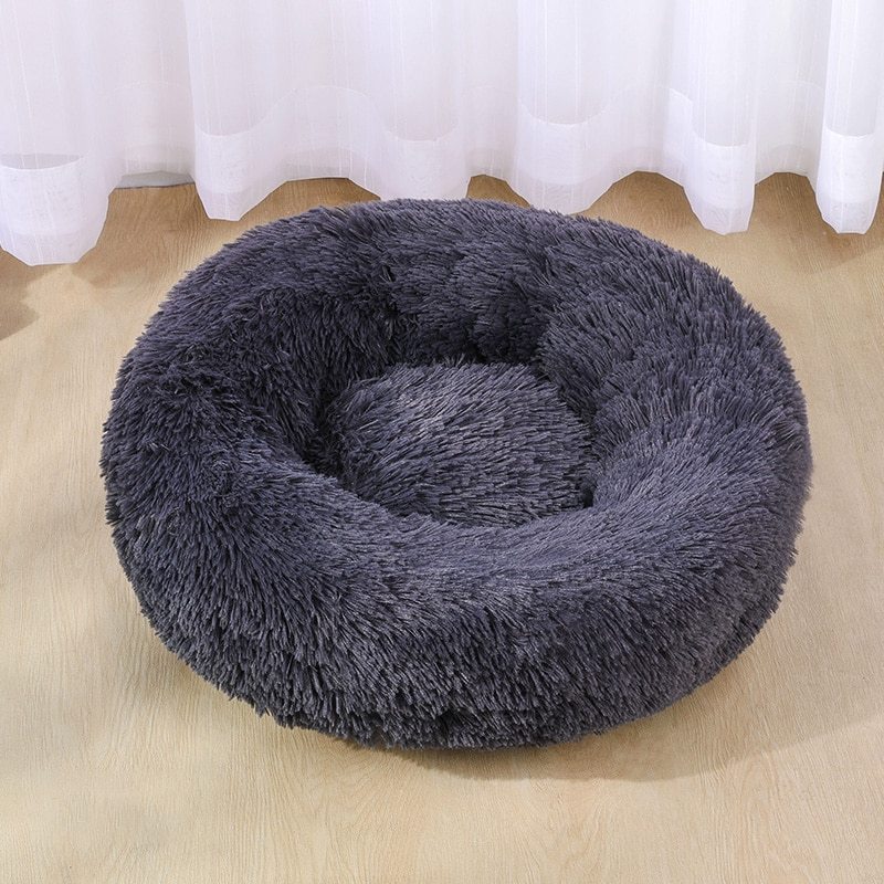 Super Soft Washable Long Plush Pet Bed Deep Sleep Kennel Velvet Mats for Basket Sofa
