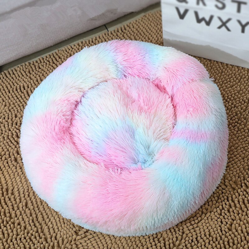 Super Soft Washable Long Plush Pet Bed Deep Sleep Kennel Velvet Mats for Basket Sofa