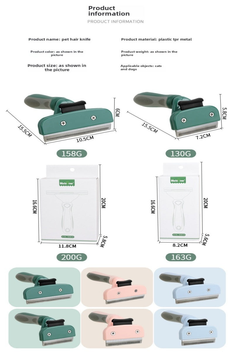 Premium Pet Hair Trimmer - Cat Dog Shaver with Comb | Professional Pet Grooming Tool, Low Noise, Hypoallergenic Blade