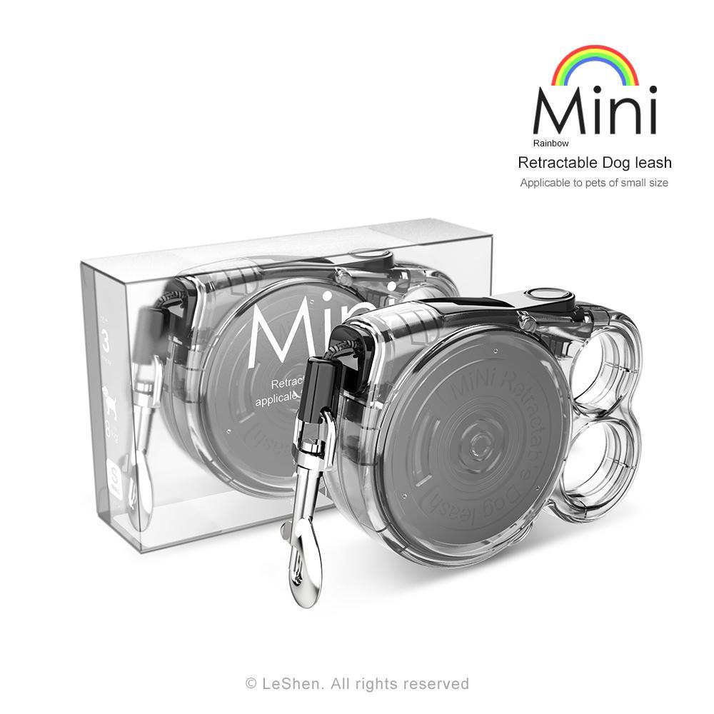 Mini Retractable Dog Leash for Small Pets Lightweight Portable Design Outdoor Must-have Convenient Pet Leash Auto Rewind Retractor Leash for Puppy Kitten Walking Hiking Travel Pet Supplies