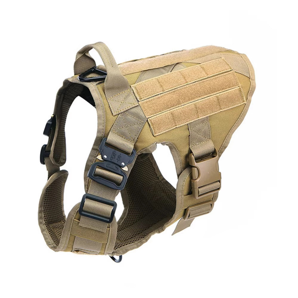 Luxury Pet Harness Dog Leash Set Camouflage Nylon Chest Harness for Dogs Adjustable Padded Comfort Heavy Duty Pet Harness Leash Set Fashionable Outdoor Dog Gear for Medium Large Dogs Training Walking Supplies