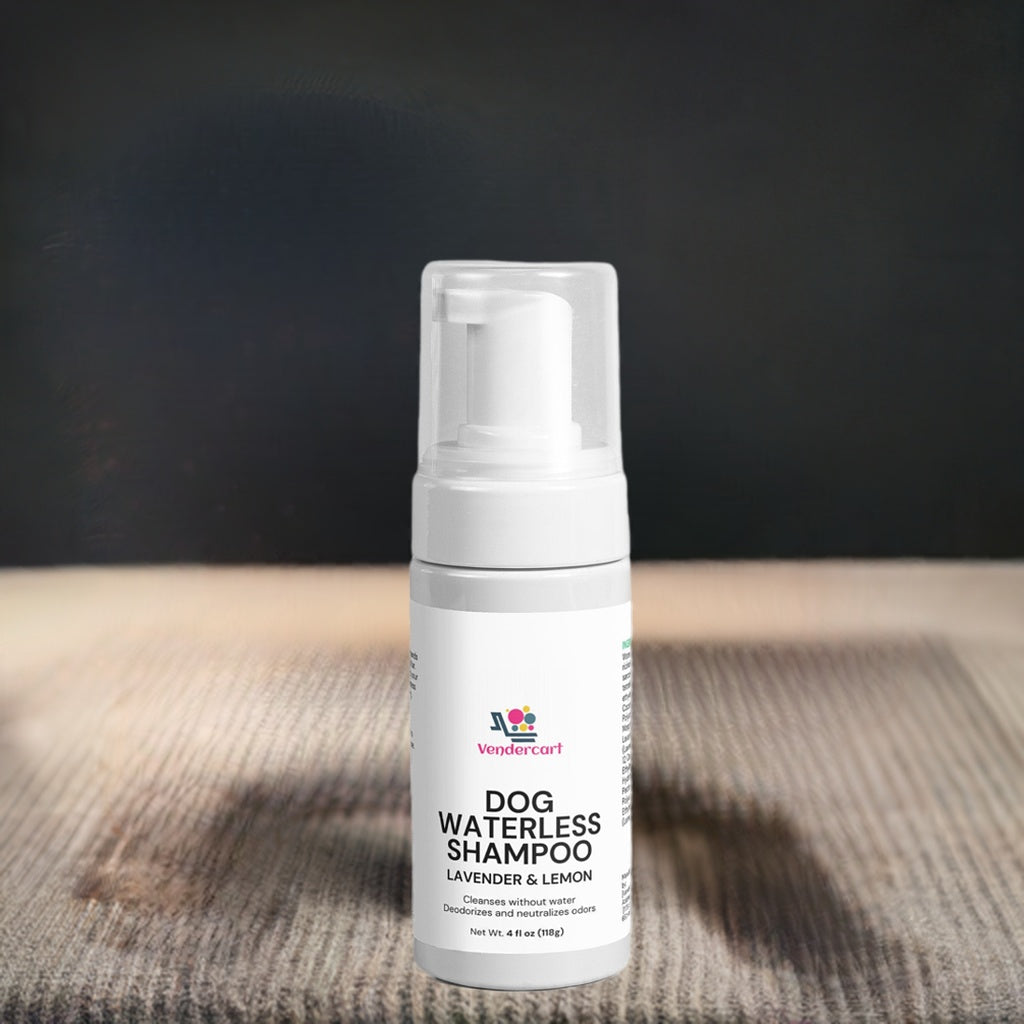 Premium Dog Waterless Shampoo - No Rinse Easy Clean Formula | Refreshes Coat, Removes Odor, Dry Bath Solution