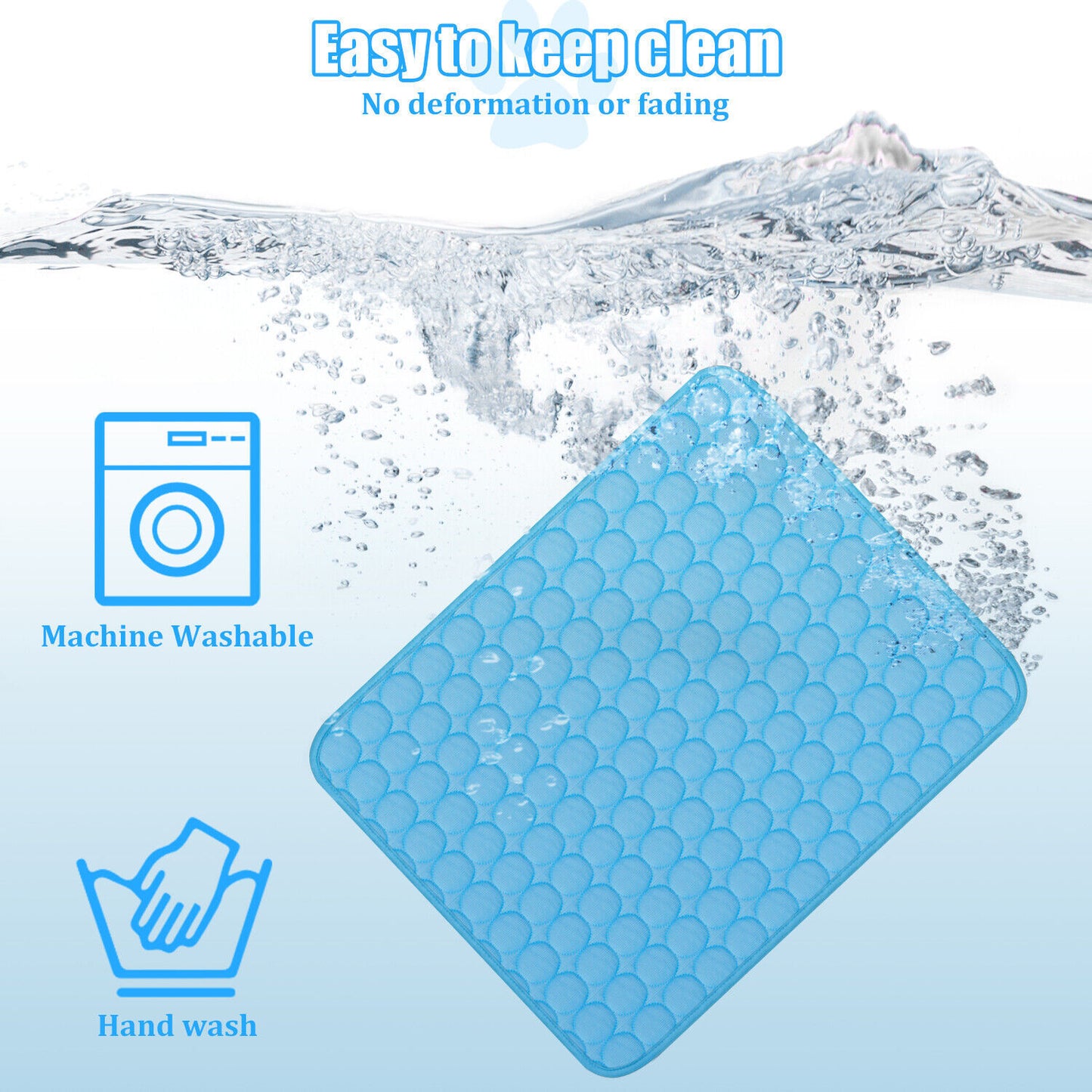 Pet Cooling Mat Cool Pad Cushion for Dogs Cats Puppies Summer Sleeping Bed Cooling Blanket