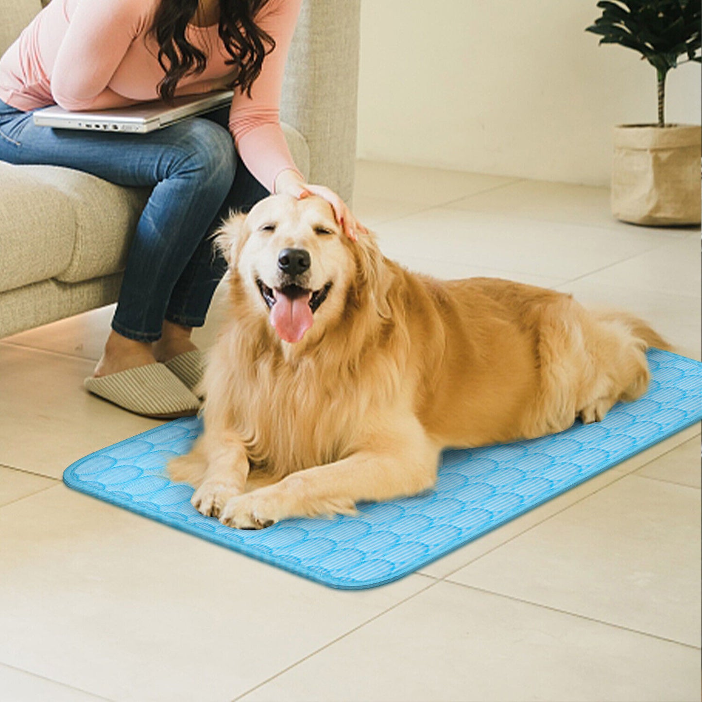 Pet Cooling Mat Cool Pad Cushion for Dogs Cats Puppies Summer Sleeping Bed Cooling Blanket