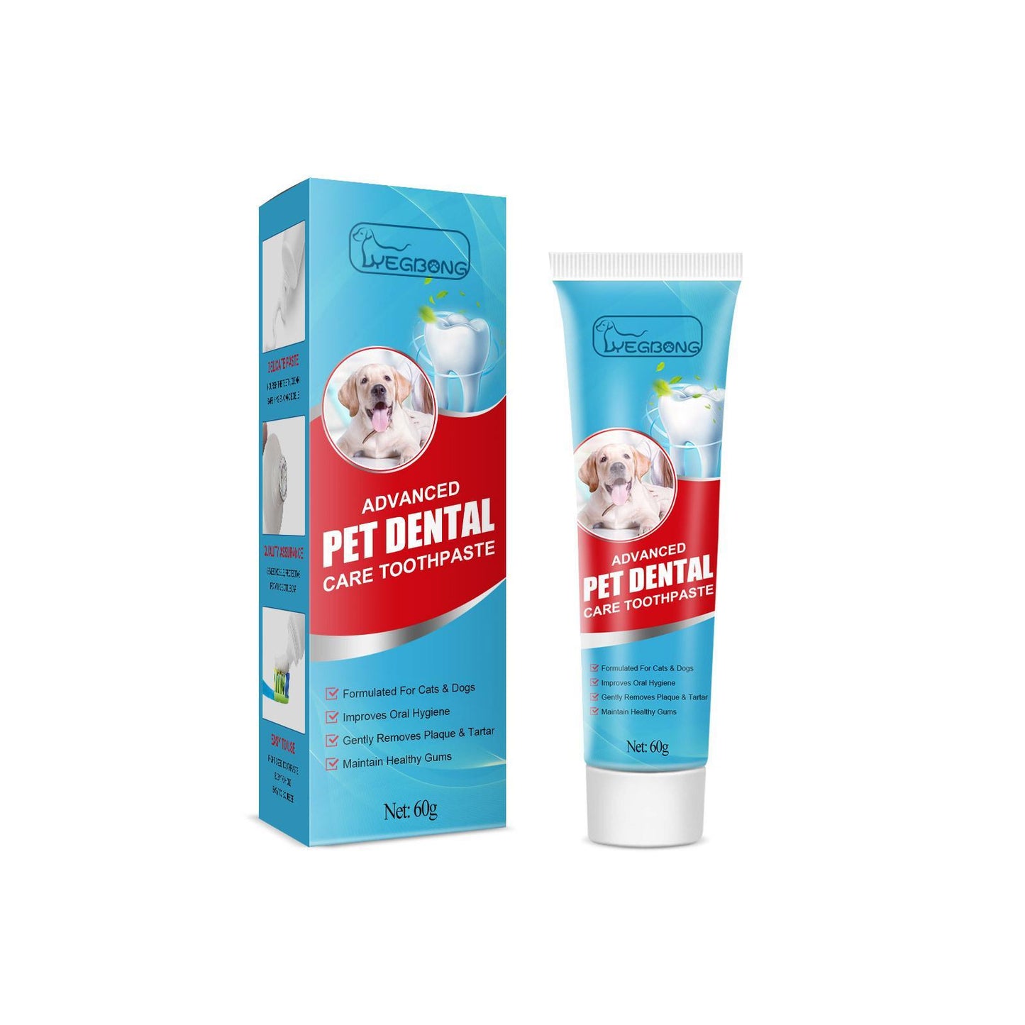 Igbon Pet Toothpaste Fresh Breath Removes Bad Breath Cleans Tartar Cats And Dogs Universal Edible Oral Care Toothpaste